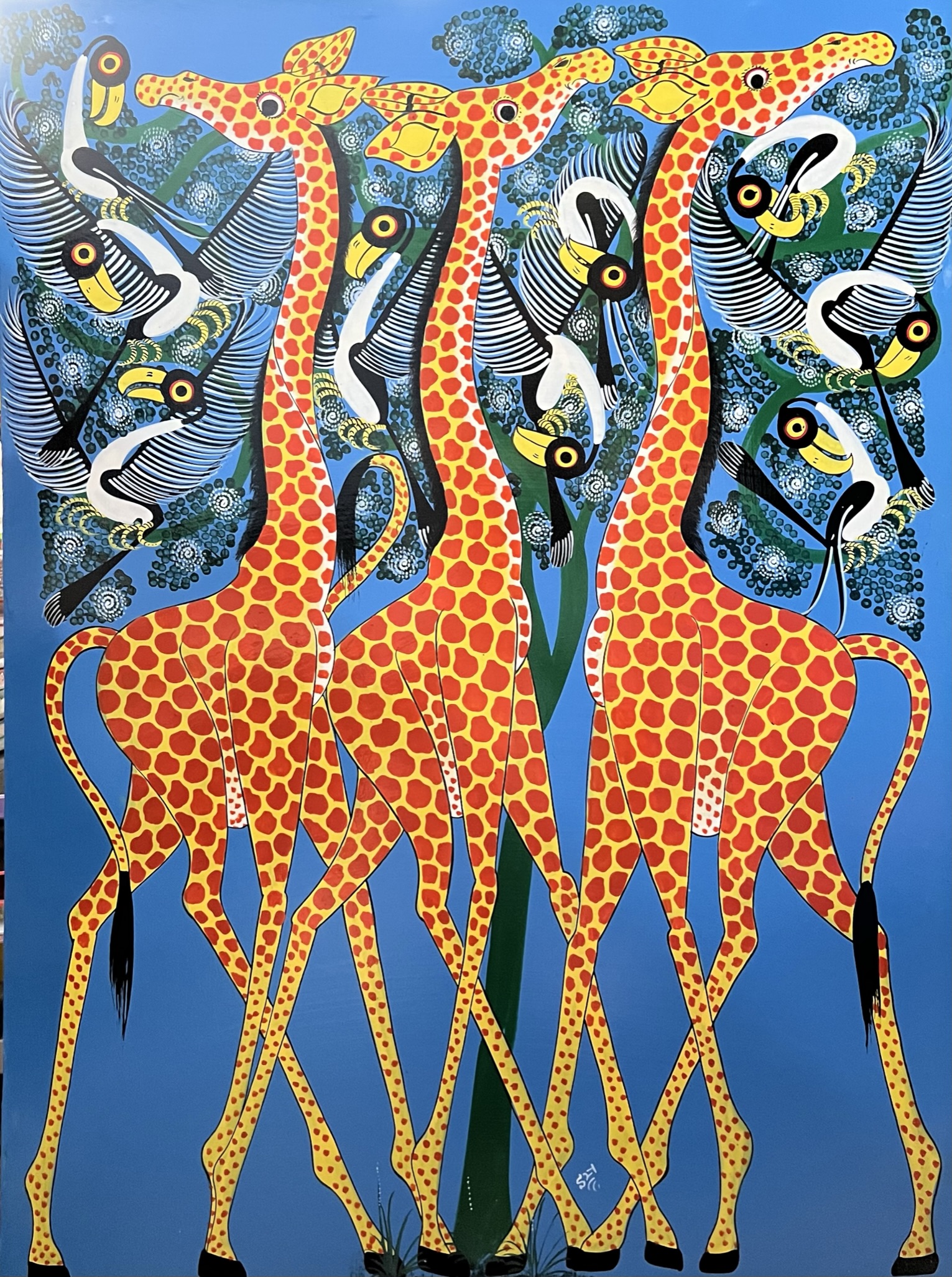 Zářivé trio 55x74