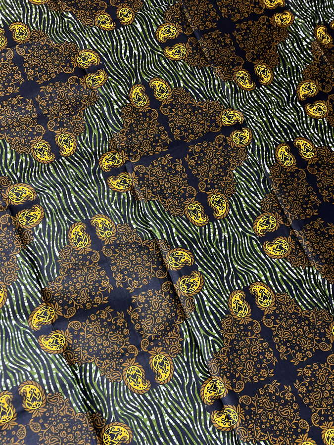 Kitenge Tmavá (cena za kus 175x115 cm)