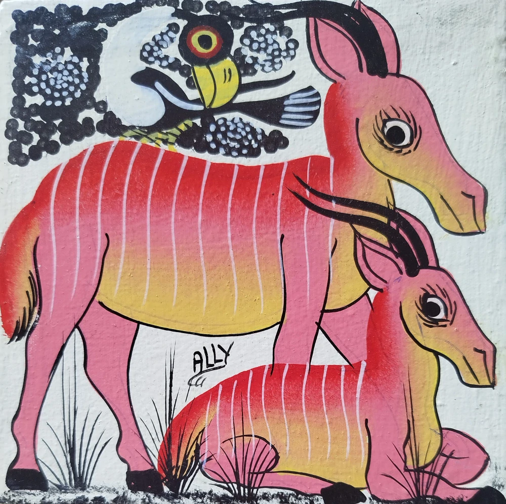 Kousek radosti - antilopy 15x15