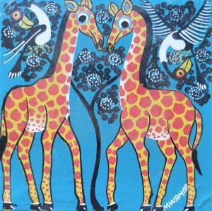Kousek radosti - žirafy 15x15