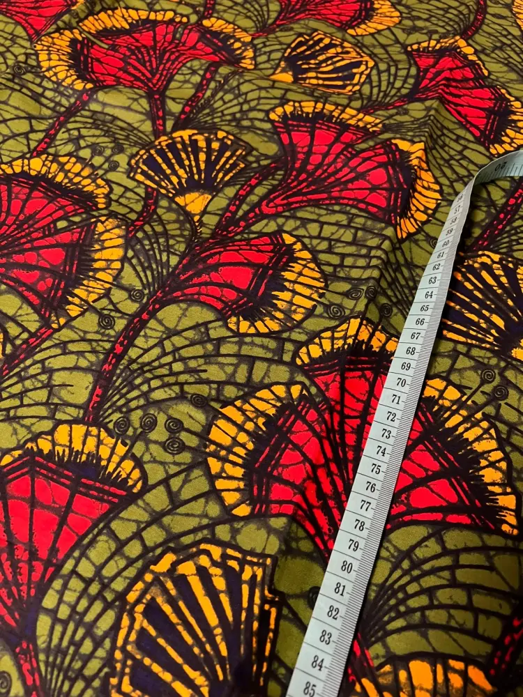 Kitenge Ginkgo (cena za kus 170x115 cm)