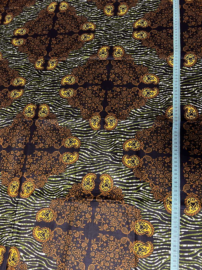 Kitenge Tmavá (cena za kus 175x115 cm)