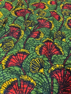 Kitenge Ginkgo (cena za kus 170x115 cm)